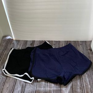 URATOT Workout 2 pack Yoga Shorts with Pockets Size Med